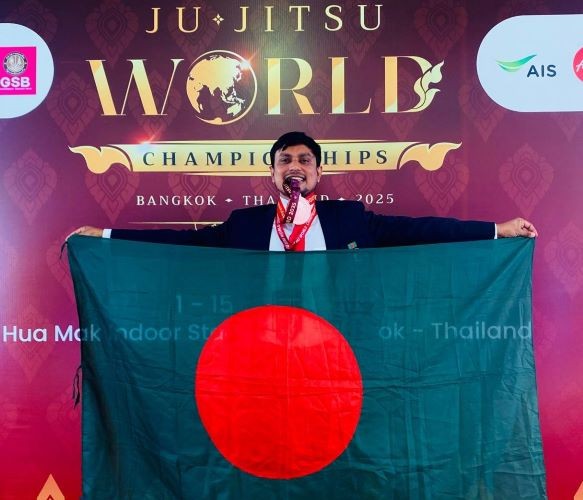 কুড়িগ্রামের আরিফুরের জুজুৎসু ওয়ার্ল্ড চ্যাম্পিয়নশীপে ব্রোঞ্জ পদক অর্জন