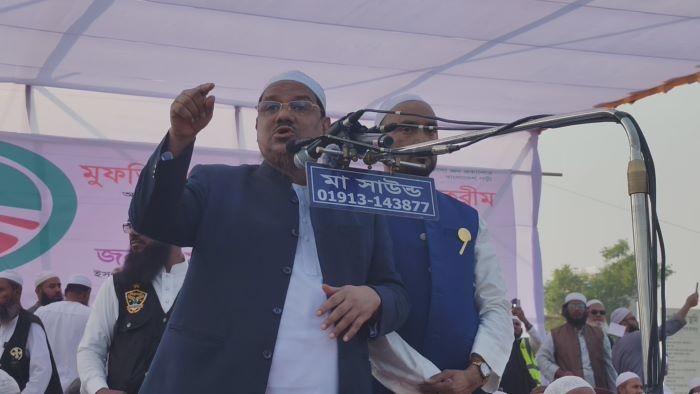 "ইসলামী হুকুমত প্রতিষ্ঠা ছাড়া দেশে শান্তি সম্ভব নয়": নবীনগরে চরমোনাই পীর  