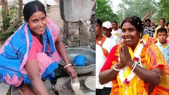 ভাতের জন্য গৃহকর্মী, আজ জনগণের সেবায় প্রতিমন্ত্রী